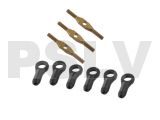 HPTB010  Heli Option Ti Turnbuckles M1.8x19 (3pcs) T-REX450pro 